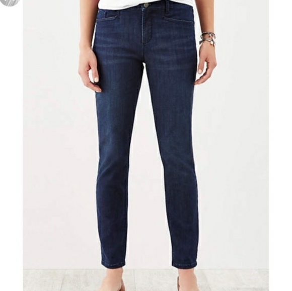 J jill denim authentic fit slim ankle Clearance